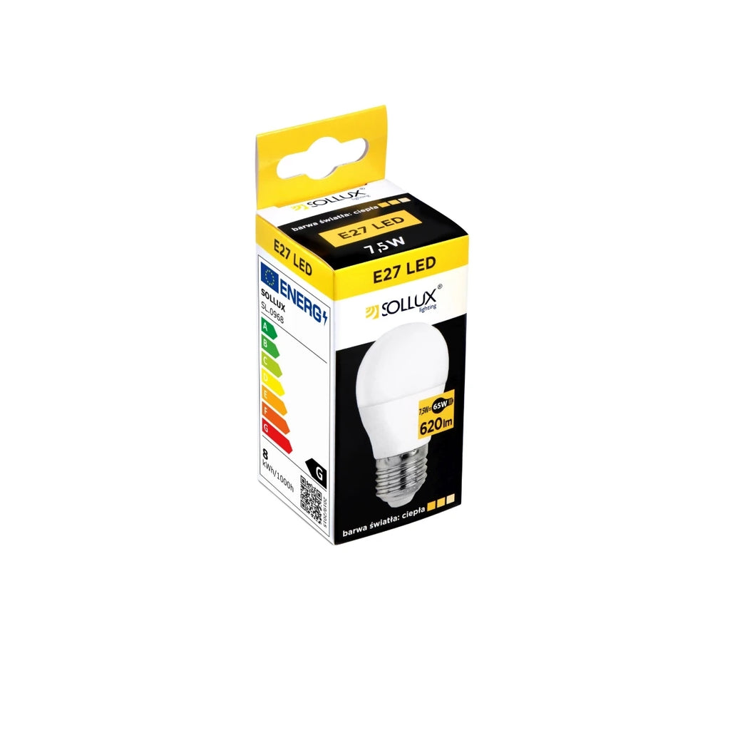 LED-Glühbirne E27 3000K 7,5W 620lm Warmweiß