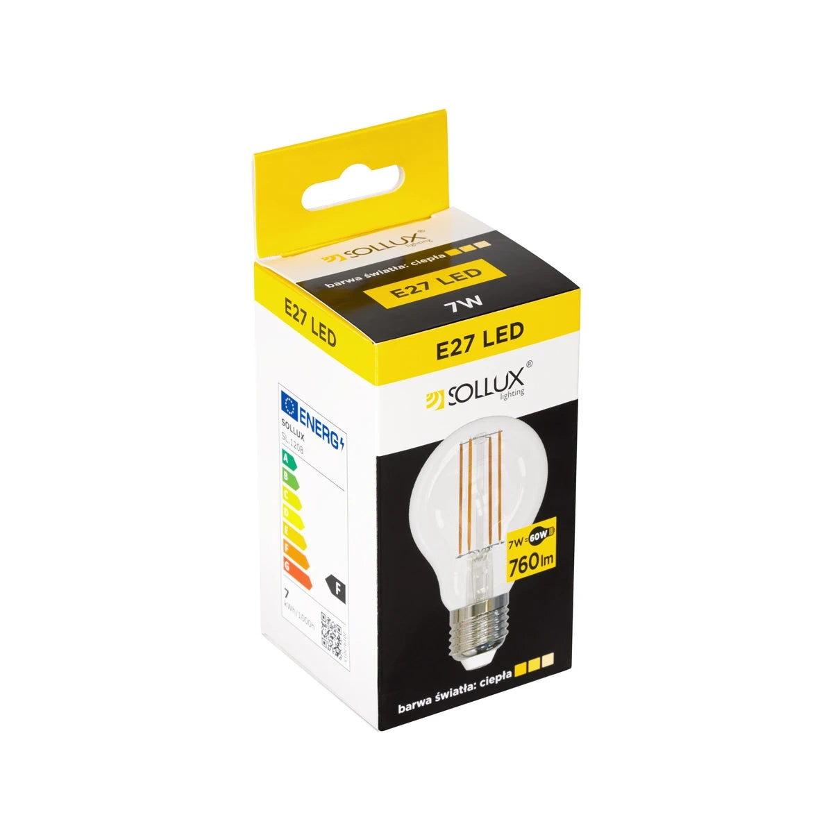 LED-Glühbirne E27 3000K 7W 760lm Warmweiß