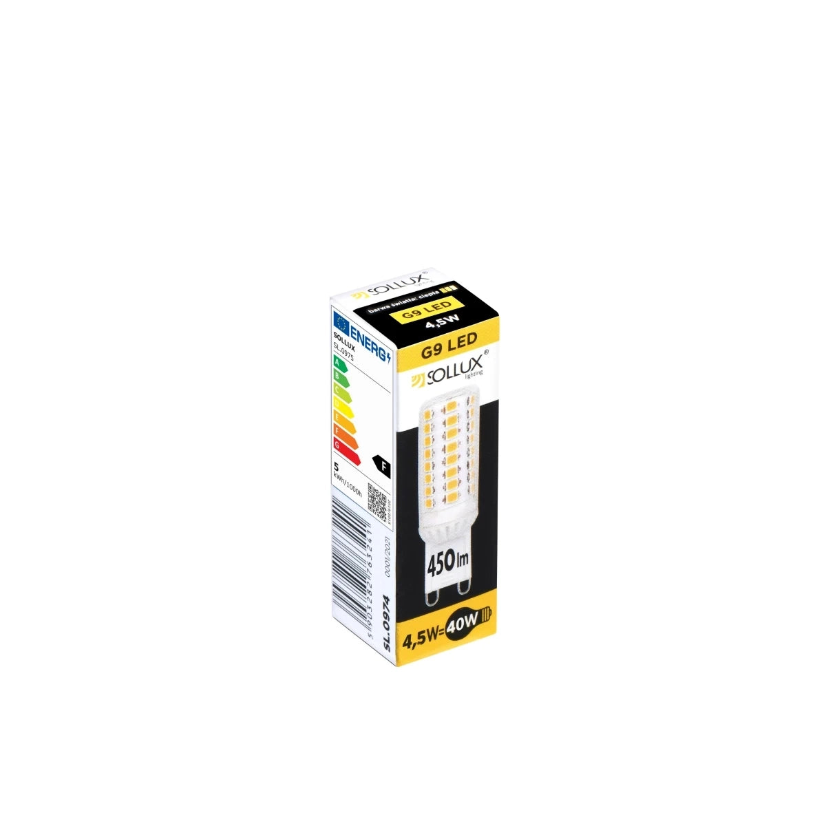 LED-Glühbirne G9 3000K 4,5W 450lm Warmweiß